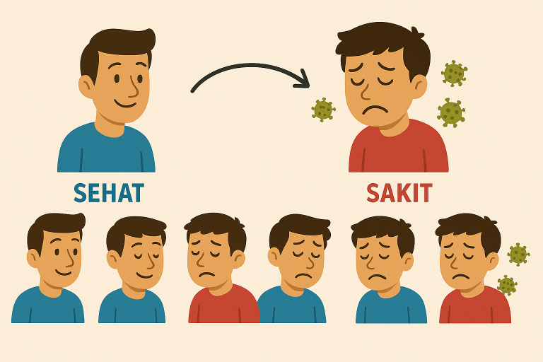 Bagaimana Penyakit Menyebar? Penjelasan Sederhana tentang Epidemiologi